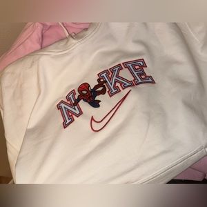 Spiderman embroidered hoodie